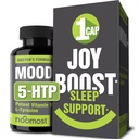 NooMood Support Supplement til Mood Boost, rolig sind & krop, Stress Response, Energy Supplement - Herbal Adaptogens: Ashwagandha, L Tyrosine, 5 HTP, Passion Flower, 30 Counts
