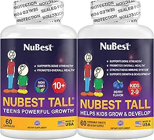 NuBest bundle Tall 10 + 60 kapsler Tall Kids 60 tyggetabletter