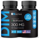 EFFEKTIV NUTRA Dim Supplement 300mg med BioPerine - Ekstra styrke Østrogen Blocker til mænd og kvinder - Hormone & Metabolisme Support - 4 måneders forsyning