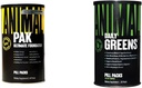 Animal Pak - Praktisk All- in- One Vitamin & Supplement Pack - Zink & Greens Pak - Chlorophyll