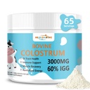 Kovine Colostrum Supplement Pulver: Pure Hel Kovine Colostrum Rich i immunoglobuliner og næringsstoffer til immunforsvar og Gut Sundhed, Let at blande i vand eller smoothies