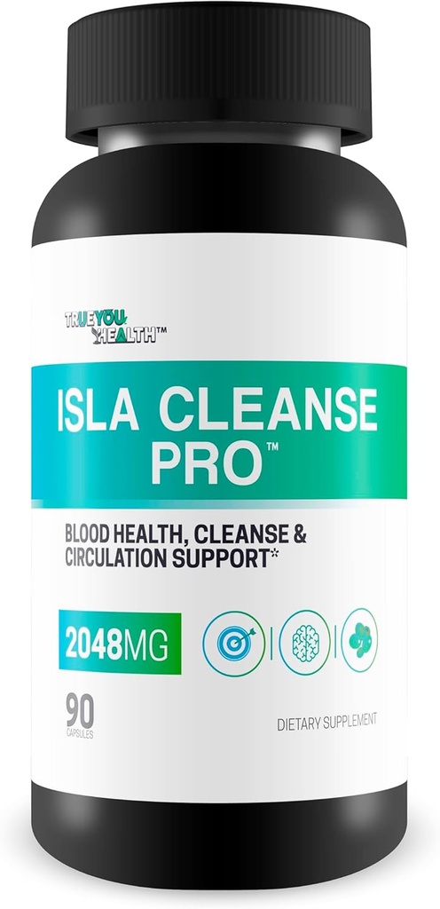 Isla Cleanse Pro - vores bedste Vein Health & Aerry Health Fuld Kropsanordning Detox supplement - Blood Cleanse Detox - Island Cleanse Heart Sund Løsning - Arterier Cleanse Kropsanordning Detox Cleanse Tea Caps