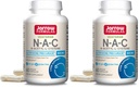 Jarrow Formulas N- A- C 500 mg - Antioxidant Aminosyretilskud understøtter cellular sundhed & leverfunktion - Precursor to Glutathione - Op til 60 Servere (Veggie Caps) (pakke af 2)