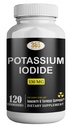 Kalium Iodide130 mg - KI Tablet- Potassium130 mg - USA Lavet Kalium Jod Pills YODO Naciente, Yoduro de potasio - 120 tabletter