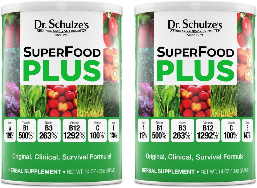 Dr. Schulzes SuperFood Plus 124; Vitamin og Mineral Herbal Koncentrat