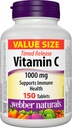 Webber Naturals C-vitamin Timet Release 1000mg, 150 faner