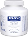 Ren indkapsling EPA / DHA med Lemon Note 124; Ultra- Pure, Molekulært Destilleret Fish Oil Koncentrat med Lemon Note 124; 120 Softgel Kapsler
