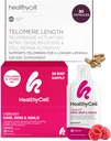 Healthycell Telomere Længde sund aldring + hjerte og vaskulære sundhed kosttilskud til kvinder & mænd Bundle