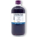 Sand kolloid guld (100 ppm) - 99,99 +% renhed - 500 ml (16,9 Fl Oz) i en klar glasflaske