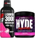 PROSUPPS L- Carnitin 3000 Stimulant Free Liquid Shots (31 Servere, Dragon Fruit) og Mr. Hyde Signature Series Pre- Workout Energy Poweded Drikke (30 Servere, Pixie Dust) Bundle