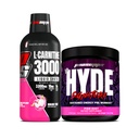 PROSUPPS L- Carnitin 3000 Stimulant Free Liquid Shots (31 Servere, Dragon Fruit) og Mr. Hyde Signature Series Pre- Workout Energy Poweded Drikke (30 Servere, Pixie Dust) Bundle