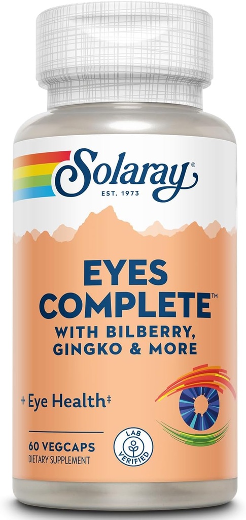 SOLARAY Eyes So Healthy Vegetarian Capsules, 60 Count
