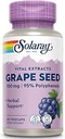 SOLARAY Grape Seed Extract 100 mg Plus Bioflavonoid Complex | Healthy Cardiovascular & Blood Vessel Support | 60 VegCaps