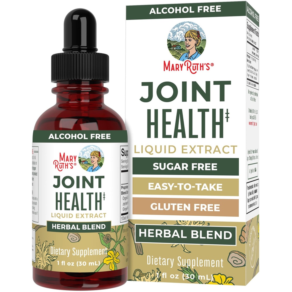 MaryRuth Organics Joint Health Liquid Extract 124; Four Herbal Blend Liquid Drops # 124; Ginger Root # 124; Lakrids Root # 124; Katte Claw "124; Devils Claw" 124; Vegan "124; Ikke GMO 'er" 124; Alkohol Free Tincture "124; 30 Serveringer