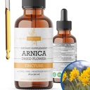 Arnica Liquid Extract - Alkohol- Gratis, Vegan, Understøtter Muscle Recovery & Joint Comfort, Fast- Absorbing Tinktur, Lavet i USA - 2 Fl Oz