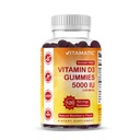 Vitamatic Sugar Free Vitamin D3 5000 IE - 120 Gummies - Great Taste - Sunde knogler, Mood & Immunsystemet funktion - Non-GMO - 120 Servere (5000 IE)