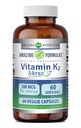 Amazing Formulas Vitamin K2 Menaq7 MK7 Supplement XX 124; 100 Mcg