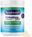 Symbiotika Colostrum Plus Powder 21 oz (597 g) - Immunitetsstøtte - fremmer atletisk ydeevne og optimale jernniveauer - Immunoglobulin - 25% lgG antistoffer - Gluten Free
