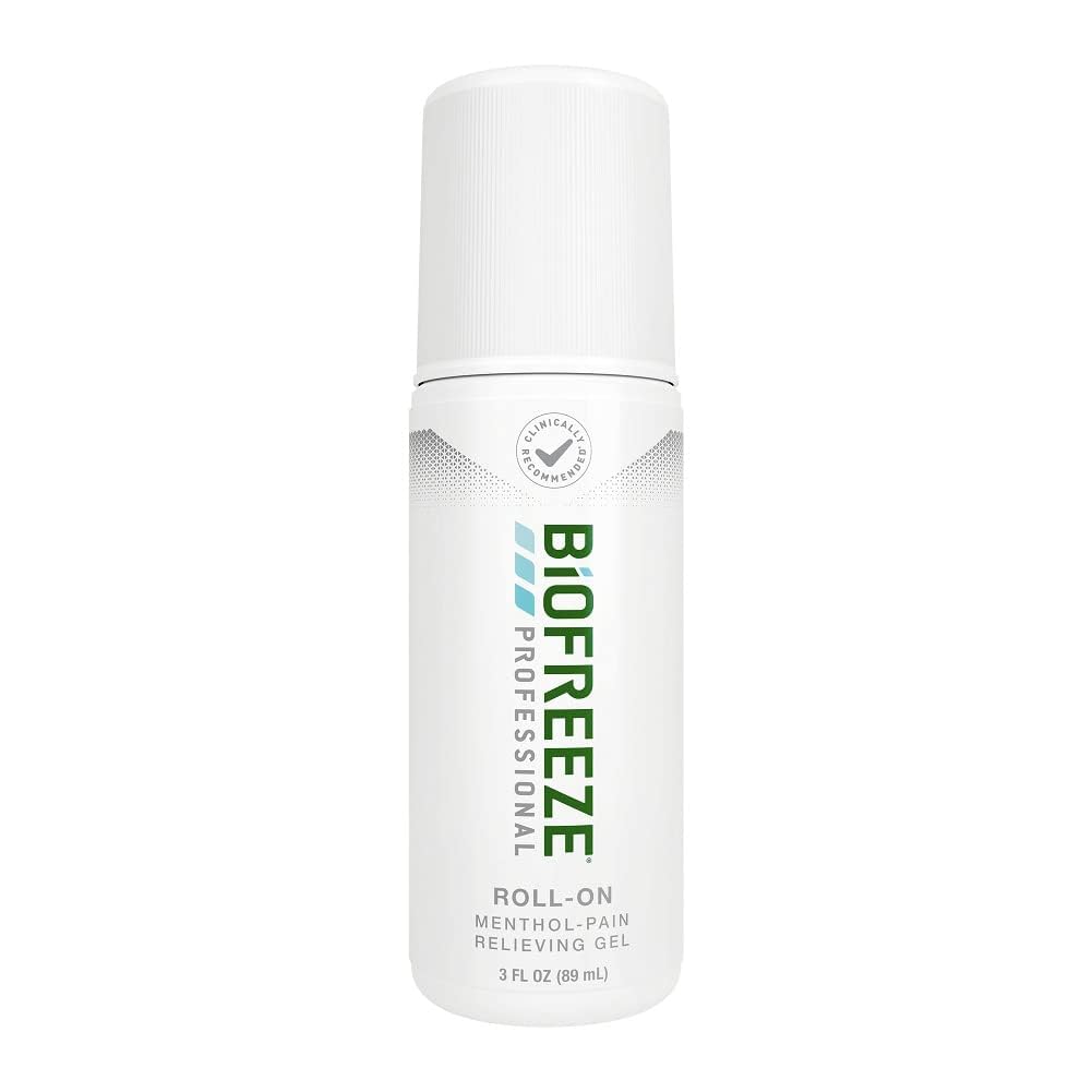 Biofreeze Professional Pain Relief Roll On, Knee & Lavere Rygsmerter Relief, Gigt Pain Reliever, Neck Pain Relief, Cooling Joint Pain Relief, Roll-On Menthol Gel 3 Fl Oz