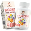 Liposomal Multivitamin til kvinder 50 + - Kvinder Daglige Multivitamin med 32 ingredienser, CoQ10, Vitamin C, B, D, E for cardiovaskulær & Bone Health Support - Iron- Free (60 kapsler)