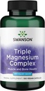 Swanson Triple Magnesiumkompleks - 100 kapsler, 400mg hver