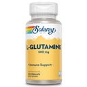 SOLARAY L Glutamin Capsules 500 mg - immunsupport - Gratis Aminosyre - Lab Verified, 60- Day Money- Back Garanti - 100 Servere, 100 VegCaps