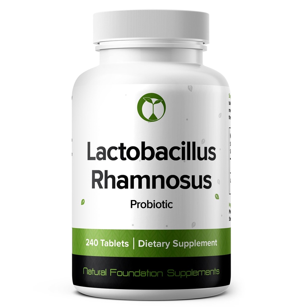 Lactobacillus Rhamnosus Probiotic Supplement 240 Tablets 3 Millioner CFU Probiotika til mænd og kvinder Understøtter Intestinal fordøjelse & Gut Health (240, Lactobacillus Rhamnosus)
