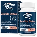 2300 MG Zeolite Detox Capsules - Activated Charcoal & Bentonite Clay, Highly Absorbable Full Body, Lever & Gut Cleanse, Zeolite Clinoptilolite