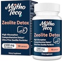 2300 MG Zeolite Detox Capsules - Activated Charcoal & Bentonite Clay, Highly Absorbable Full Body, Lever & Gut Cleanse, Zeolite Clinoptilolite