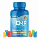 WELLUTION Hamp Gummies - High Potency 985,000 MCG - Natural Fruity Bear for Afslapning og Fred - Fast- Fungerende - 60ct