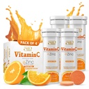 SIGNIFY NATUR C 1000mg Effervescent tabletter - Potent immunsupport VIT C med zink tillæg - sukkerfri & Vegan Formella
