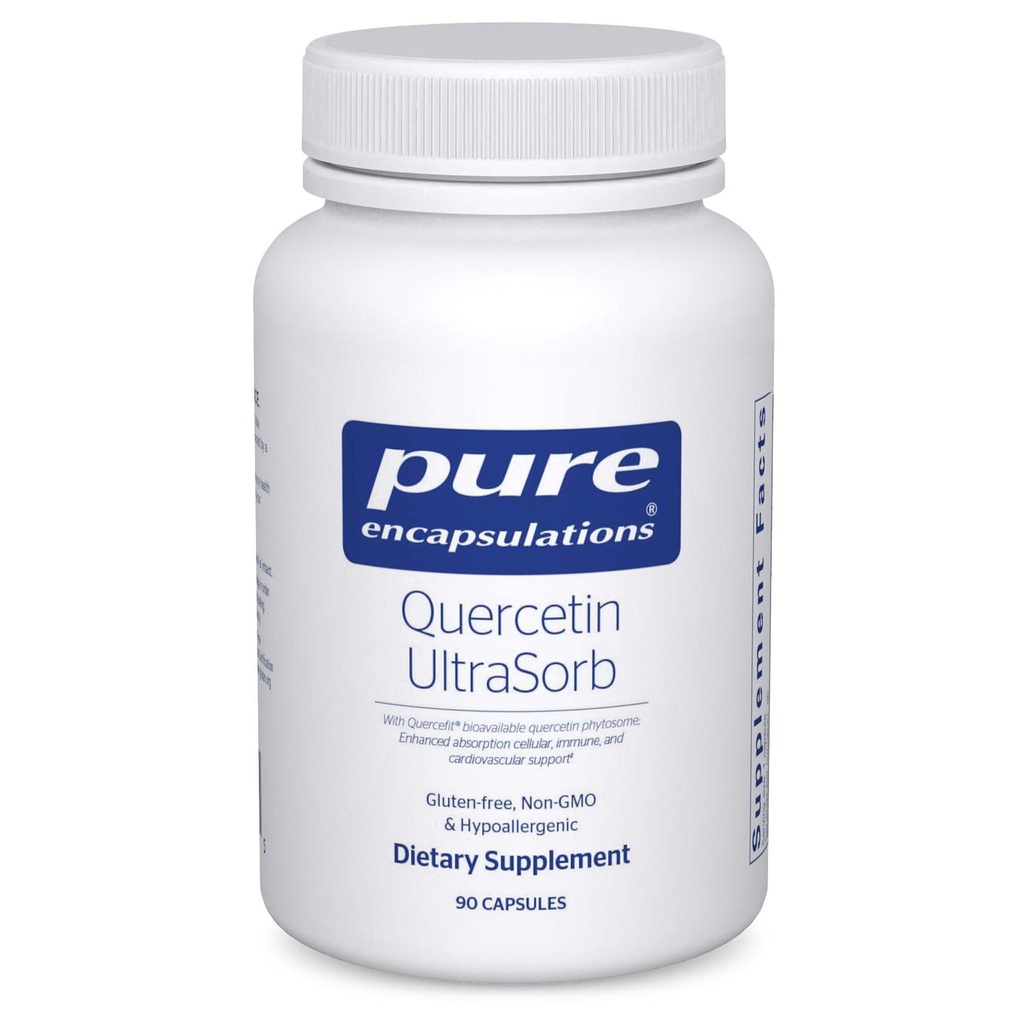 Ren indkapsling Quercetin UltraSorb Remote 124; Enhanced - Absorption Cellular, Immunoog Cardiovaskulær Support 124; 90 Kapsler