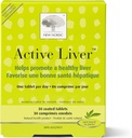 NY NORDIC Active Lever 30- Day Supply, Daily Lever Supplement, Milk Thistle, Artiskoke & Gurkemeje, 30 tabletter (pakke med 1)