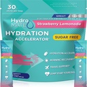 Elektrolytpulver Sugar- fri hydrering Pakninger Jordbær Lemonade HydroMATE 30 sticks