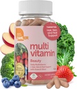 Zahler Multivitamin Beauty, Daily Multivitamin + Skin Hår og Nails Support, for kvinder og mænd med jern, Certificeret Kosher, 60 Kapsler