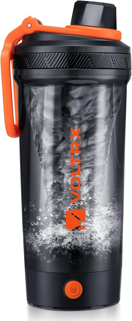 VOLTRX Electric Protein Shaker Flaske - USB Rechargeable Mixer Cup til shakes og måltid erstatninger, BPA- Free Tritan, 24oz