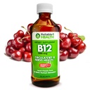 Reliable-1 Laboratories Liquid Vitamin B12 Dagligt tillæg 1000mcg for voksne mænd og kvinder - Natural Cherry Flavor