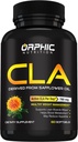 ORPHIC NUTRITION CLA Saflor Oil Supplement - Lavet med Saflor Oil - 780mg Non- Stimulant Conjugated linolsyre til mænd og kvinder * til støtte vægttab indsats og stofskifte * - 60 Softels