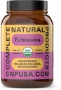 Komplette naturlige produkter Organiske Echinacea Kapsler 600mg, 100ct Mex124; Plant- baseret, immunsystem & Sæsonhelbreds Support 124; Pure Herb, Non- GMO, Veganske Kapsler