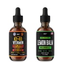 HERBIFY Bundle - K2 og D3 Drops & Lemon Balm Tinktur - Knoglestyrke & Mood Boost