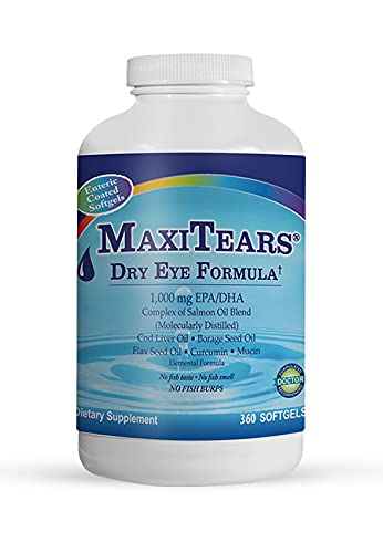 MaxiTears ® Dry Eye Formel - 360 Ct - 1 flaske