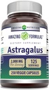 Amazing Formulas Astragalus 2000 mg Per Serving Kapsler Supplement 124; Lavet af Pure Astragalus Membranaceus Plant Root Extract