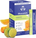 Blueshift gurkemeje Citrus Medley - gurkemeje pulver pakker til vand, gurkemeje curcumin supplement, ingen sukker drik mix til naturlig inddrivelse støtte - Citrus flavor, pulver sticks (10 Pack)