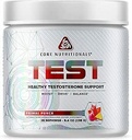 Core Nutritionals Test Vitality & Testosterone Support | with KSM-66 Ashwagandha, Calcium D-Aspartic Acid, & Pine Extract | 28 Servings (Primal Punch)