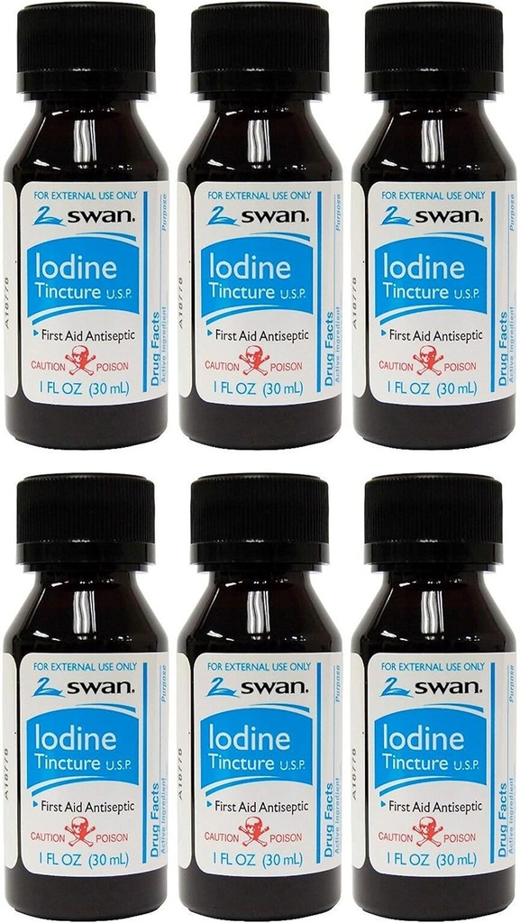 Swan Jod Tincture U.S.P. - 1 fl oz (6 Pack)