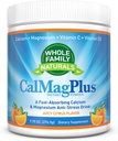 Calcium Magnesium Powder Supplement - CalMag Plus med C-vitamin & D3 - Gluten Free, Non GMO, Orange Tangerine Flavor - Cal Mag Drink - Calcium Supplement med Magnesium for Natural Calm