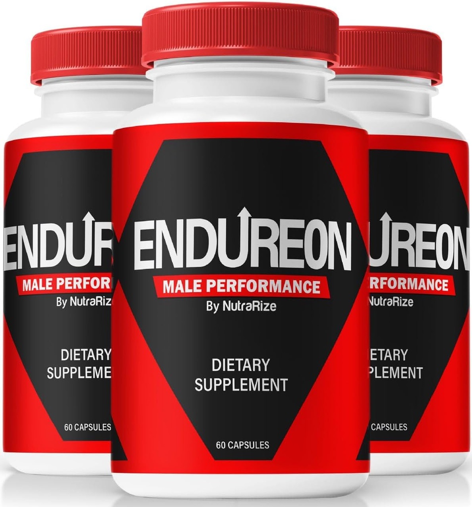 (3 Pack) Endureon Mandlige Performance Pills - Original mænds Formel med Natural Blend til Support Performance, Stamina og Energy Medical 124; Easy- to- Swallow Endureon Pro for mænd (180 kapsler)