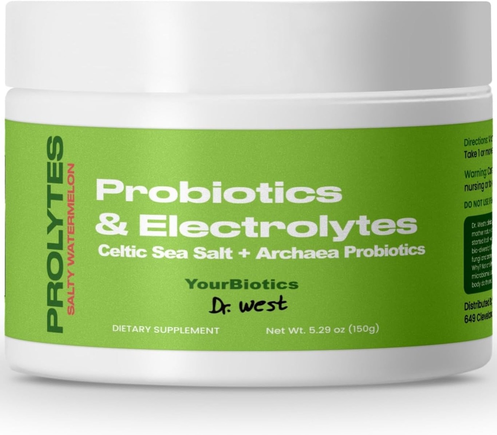 DIT BIOTICS Prolytes Electrolyte Powder with Probiotics for Women & Men - Hydration Powder with Probiotic Drink for Gut Health - Keto Electrolytes Powder Sugar Free for Peak Performance - Watermelon