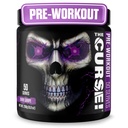 JNX SPORTER Forbandelsen! Pre Workout pulver til mænd og kvinder, Koffein, Beta- alanine, Creatin, L- Citrullin, 50 Servering, Dark Grape Flavor - Boost Energy, Styrke og fokus