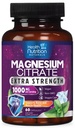 Magnesium Citrate kapsler 1000mg - Max Absorption Magnesium pulver til muskel, nerve, ben og hjerte sundhed støtte, høj Absorption Citrate Complex, Gluten Free, Non- GMO - 60 Kapsler